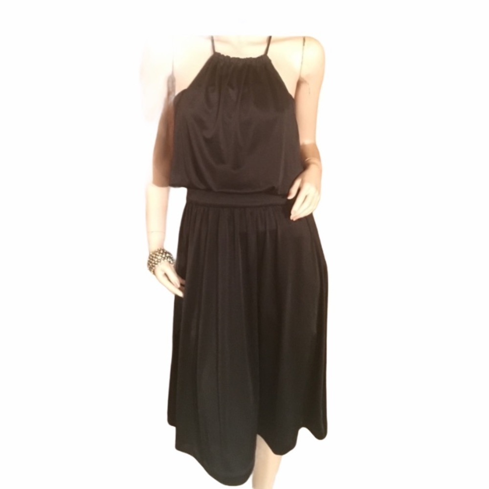 Halston Heritage black cocktail dress size 4